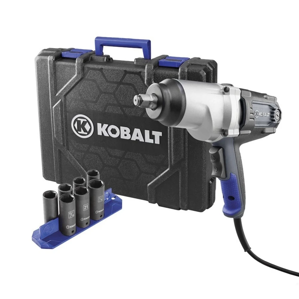 Kobalt 8-Amp 1/2-in Drive Corded Impact Wrench 1 Kobalt 8-Amp 1/2-in Drive Corded Impact Wrench