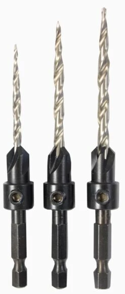 Kobalt 3 -Piece Left Handed/Right Handed X High-speed Steel Countersink Twist Drill Bit Set