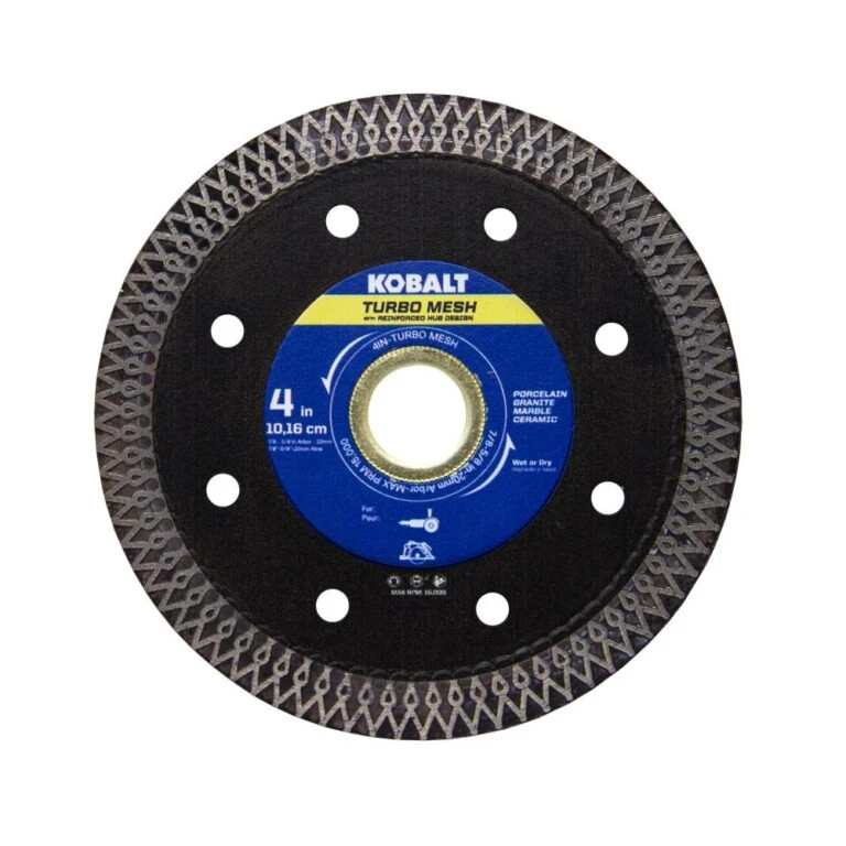 Kobalt CTM04P 4-in Wet/Dry Turbo Rim Diamond Saw Blade