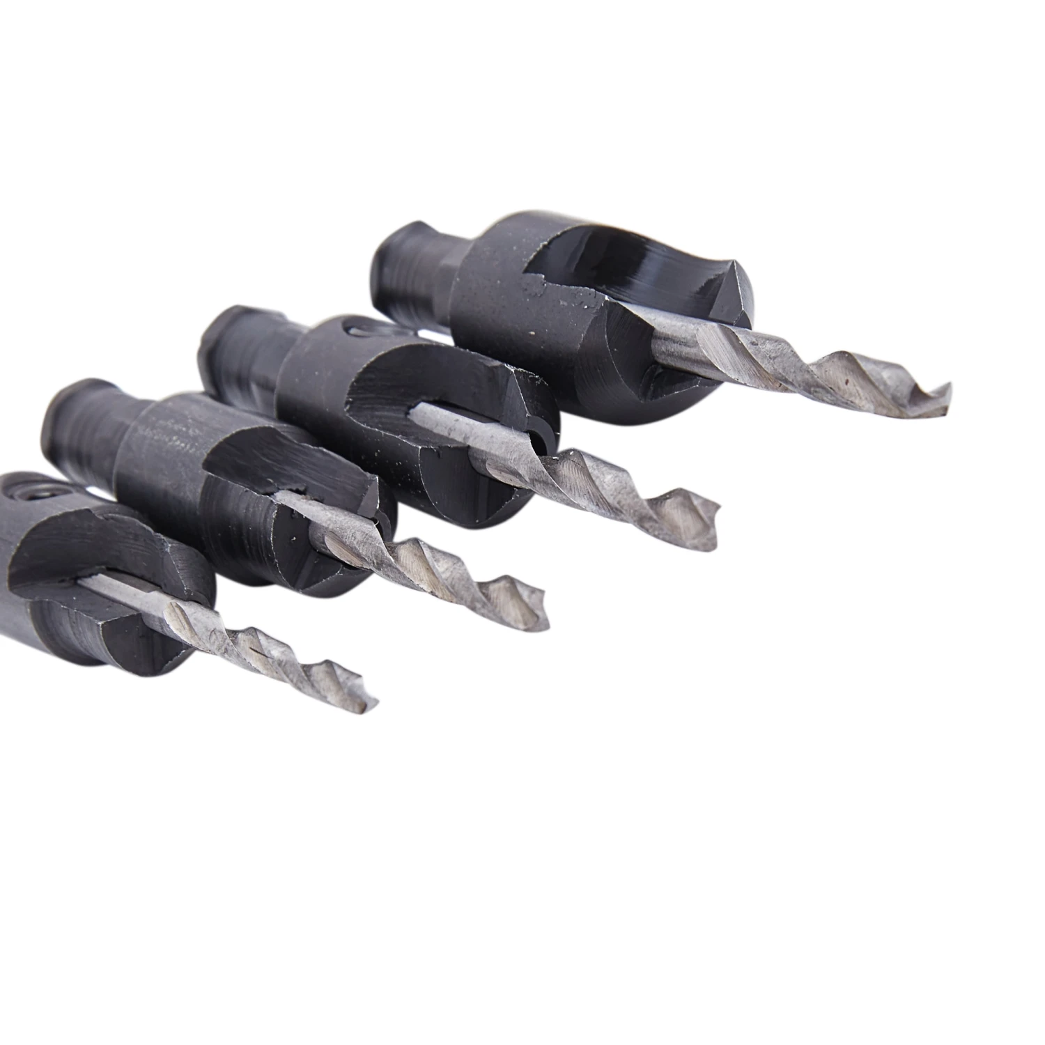 Kobalt 4 -Piece 1/8-in X 1-5/8-in High-speed Steel Countersink Twist Drill Bit Set 2 Kobalt 4 -Piece 1/8-in X 1-5/8-in High-speed Steel Countersink Twist Drill Bit Set - Image 2