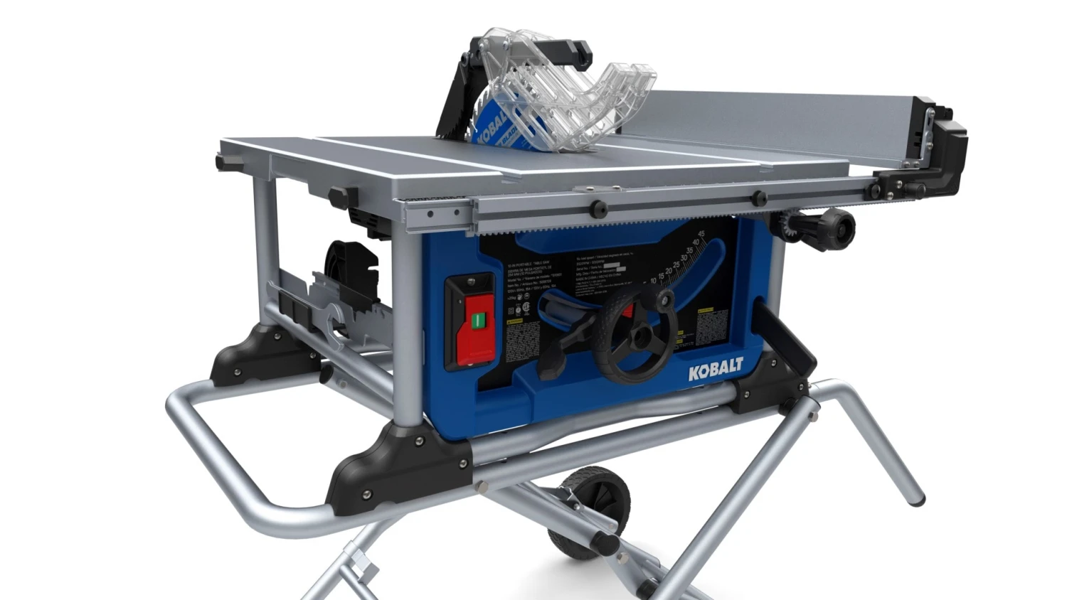 Kobalt 10-in 15 -Amp 120 -Volt Portable Jobsite Table Saw With Gravity Rise Stand 4 Kobalt 10-in 15 -Amp 120 -Volt Portable Jobsite Table Saw With Gravity Rise Stand - Image 4