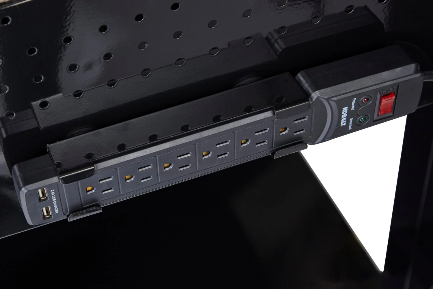 Kobalt 45-in L X 36-in H 3 -Drawers Cobalt Blue Wood Work Bench 2 Kobalt 45-in L X 36-in H 3 -Drawers Cobalt Blue Wood Work Bench - Image 2