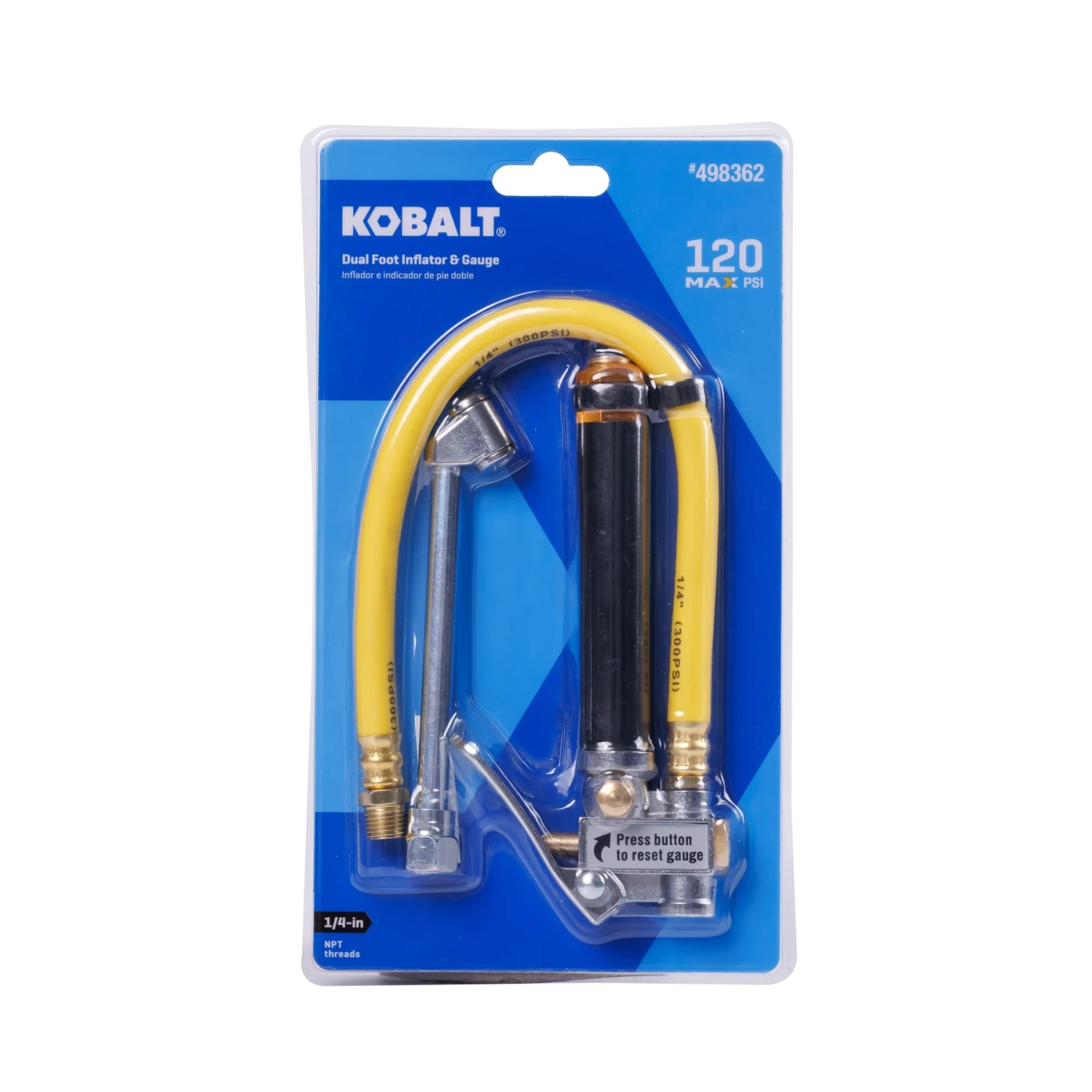 Kobalt Dual Foot Inflator And-Gauge 10 Kobalt Dual Foot Inflator And-Gauge - Image 10