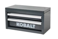 Kobalt Portable Mini Toolbox 10.83-in W X 5.91-in H X 5.91-in D 2 -Drawer Gray Steel Tool Box