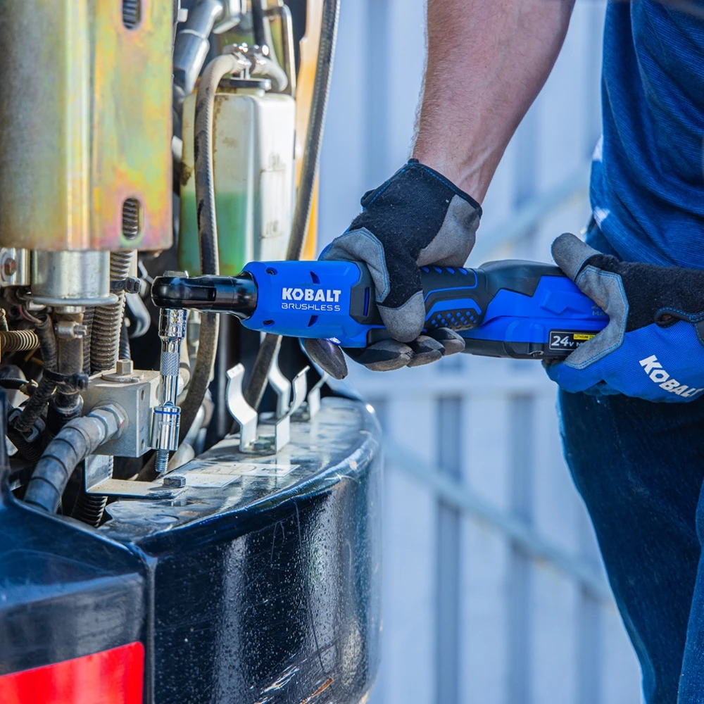 Kobalt 24-volt Variable Speed Brushless 3/8-in Drive Cordless Ratchet Wrench (Battery Not Included And Charger Not Included) 12 Kobalt 24-volt Variable Speed Brushless 3/8-in Drive Cordless Ratchet Wrench (Battery Not Included And Charger Not Included) - Image 12