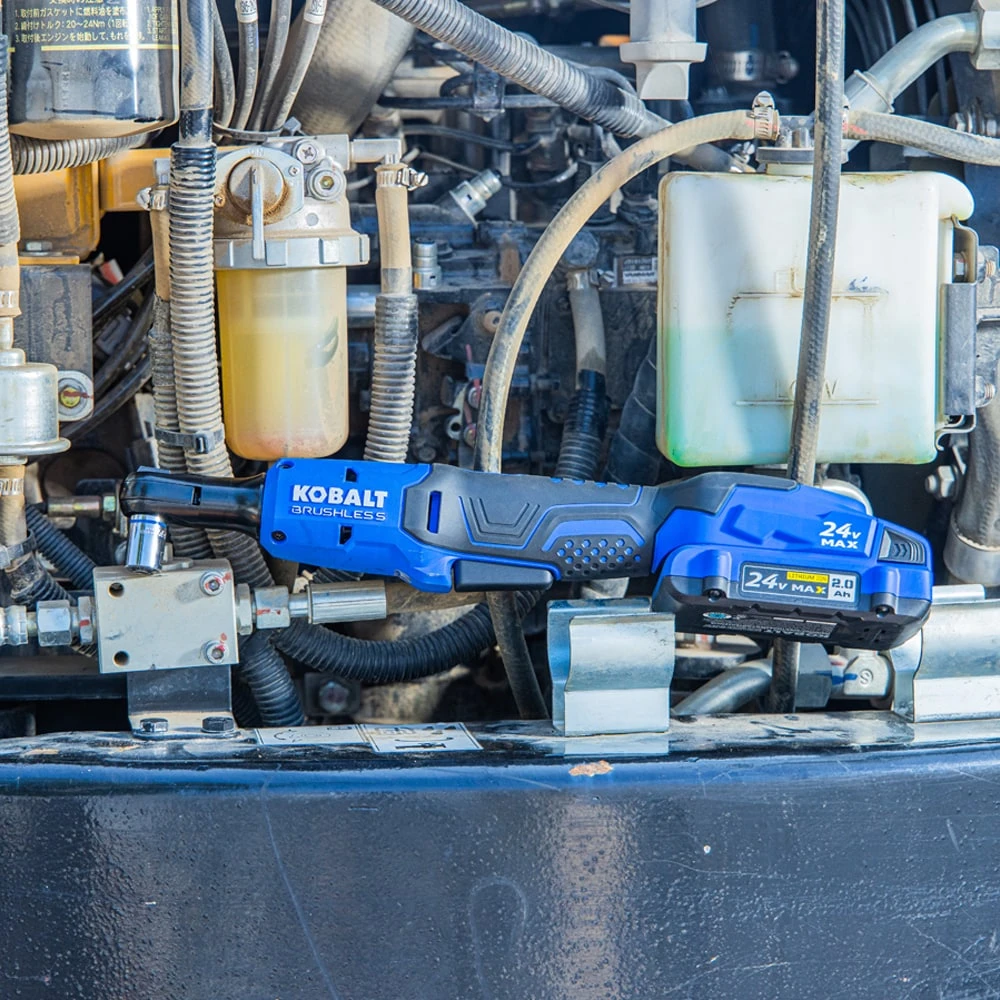 Kobalt 24-volt Variable Speed Brushless 3/8-in Drive Cordless Ratchet Wrench (Battery Not Included And Charger Not Included) 17 Kobalt 24-volt Variable Speed Brushless 3/8-in Drive Cordless Ratchet Wrench (Battery Not Included And Charger Not Included) - Image 17