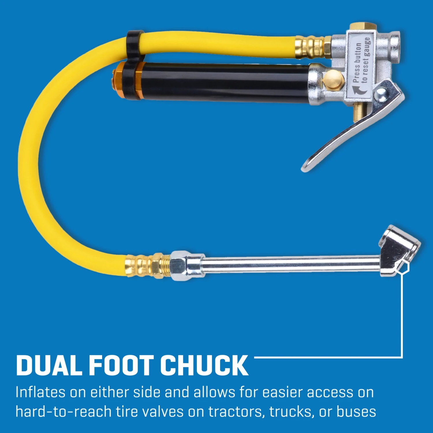 Kobalt Dual Foot Inflator And-Gauge 6 Kobalt Dual Foot Inflator And-Gauge - Image 6