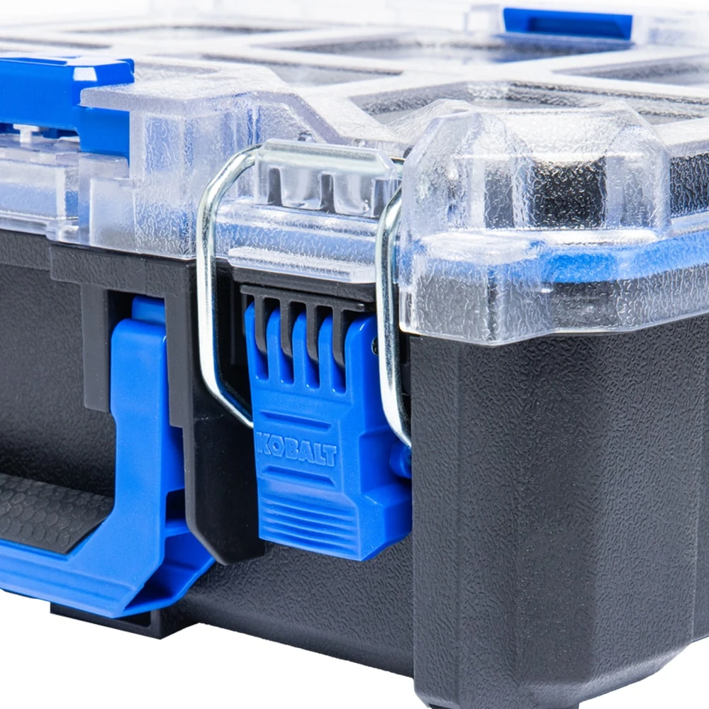 Kobalt CASESTACK 10.14-in W X 13.4-in H X 5-in D Black Plastic Tool Box 3 Kobalt CASESTACK 10.14-in W X 13.4-in H X 5-in D Black Plastic Tool Box - Image 3