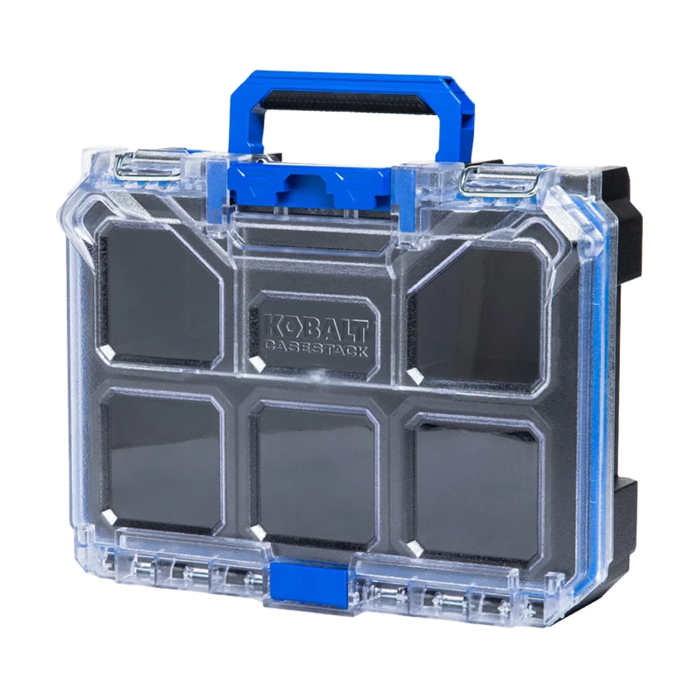 Kobalt CASESTACK 10.14-in W X 13.4-in H X 5-in D Black Plastic Tool Box 5 Kobalt CASESTACK 10.14-in W X 13.4-in H X 5-in D Black Plastic Tool Box - Image 5