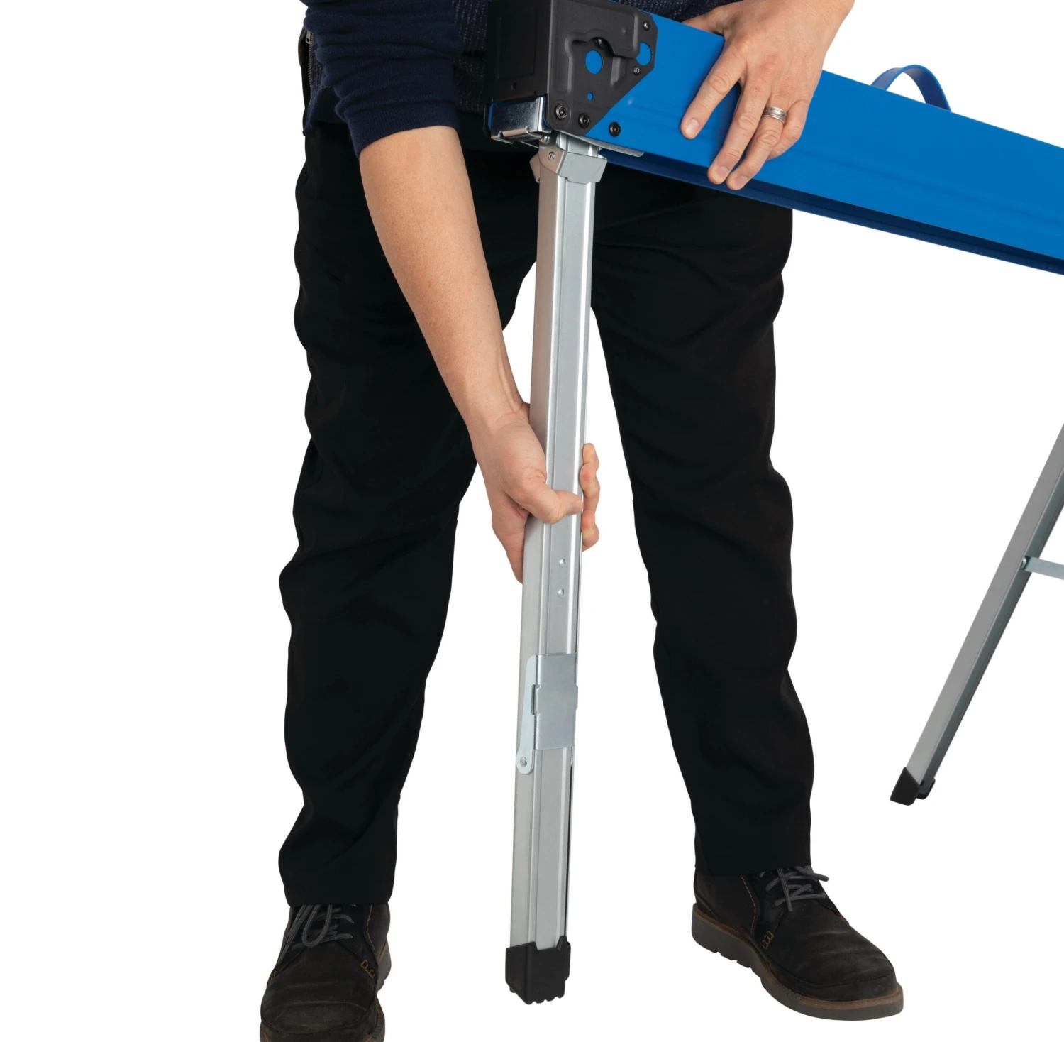 Kobalt 43-in W X 30-in H Steel Saw Horse ( 1100-lb Capacity) 8 Kobalt 43-in W X 30-in H Steel Saw Horse ( 1100-lb Capacity) - Image 8