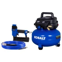 Kobalt 6-Gallon Portable Electric 150 PSI Pancake Air Compressor With Accessories Included