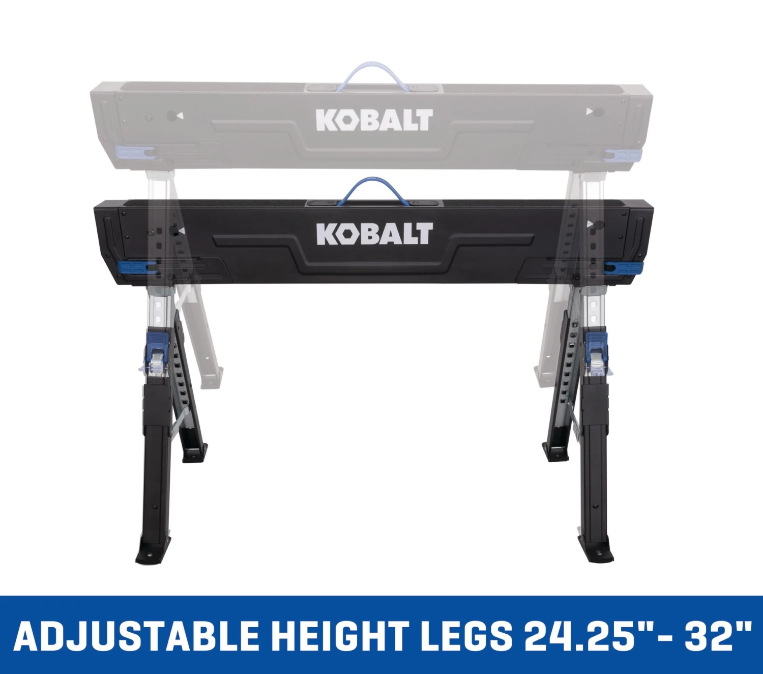 Kobalt 38-in W X 32.2-in H Adjustable Steel Saw Horse ( 1300-lb Capacity) 10 Kobalt 38-in W X 32.2-in H Adjustable Steel Saw Horse ( 1300-lb Capacity) - Image 10