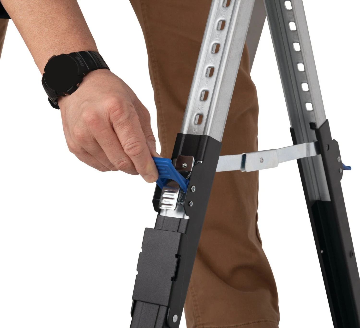 Kobalt 38-in W X 32.2-in H Adjustable Steel Saw Horse ( 1300-lb Capacity) 12 Kobalt 38-in W X 32.2-in H Adjustable Steel Saw Horse ( 1300-lb Capacity) - Image 12