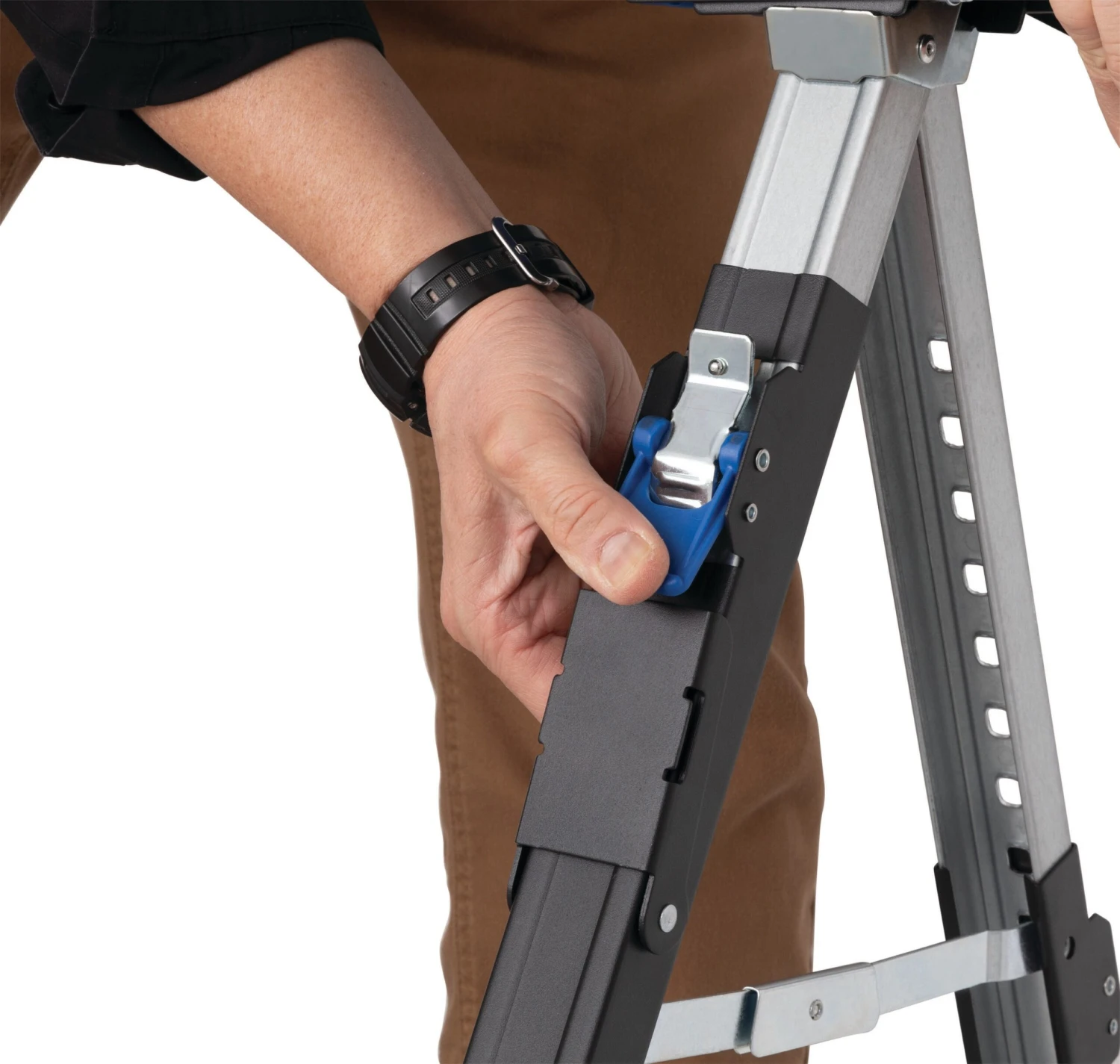 Kobalt 38-in W X 32.2-in H Adjustable Steel Saw Horse ( 1300-lb Capacity) 14 Kobalt 38-in W X 32.2-in H Adjustable Steel Saw Horse ( 1300-lb Capacity) - Image 14