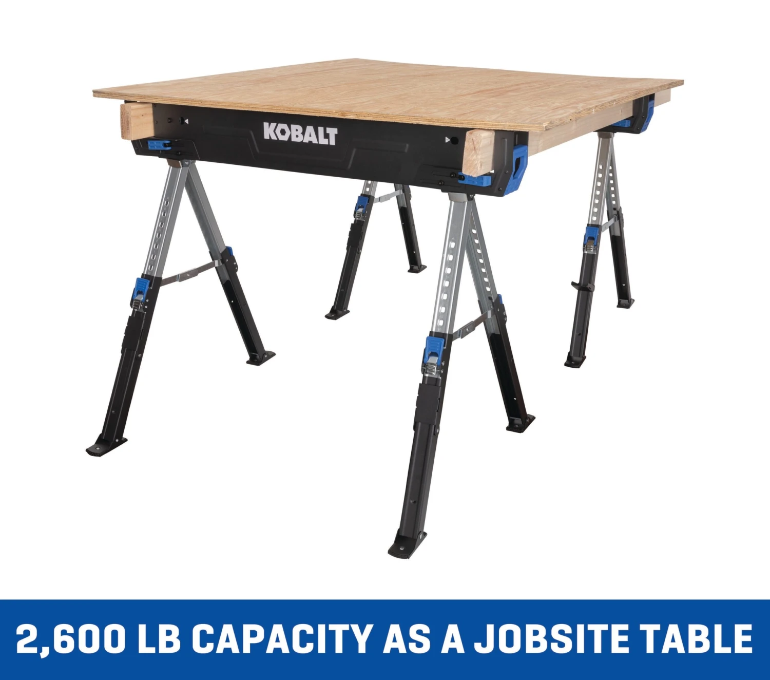 Kobalt 38-in W X 32.2-in H Adjustable Steel Saw Horse ( 1300-lb Capacity) 17 Kobalt 38-in W X 32.2-in H Adjustable Steel Saw Horse ( 1300-lb Capacity) - Image 17