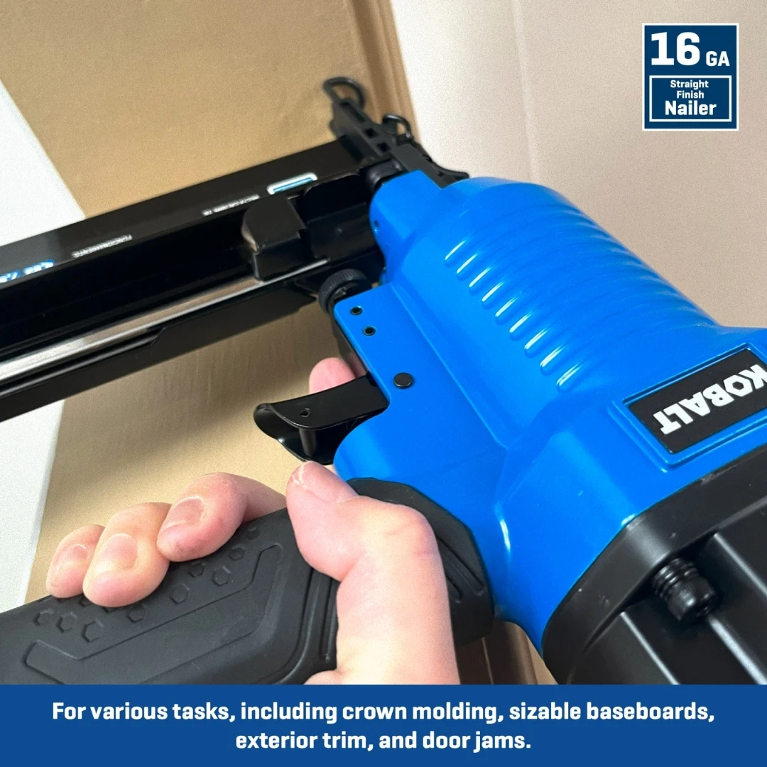 Kobalt Nailer 2-1/2-in 16 -Gauge Pneumatic Straight Finish Nailer 5 Kobalt Nailer 2-1/2-in 16 -Gauge Pneumatic Straight Finish Nailer - Image 5