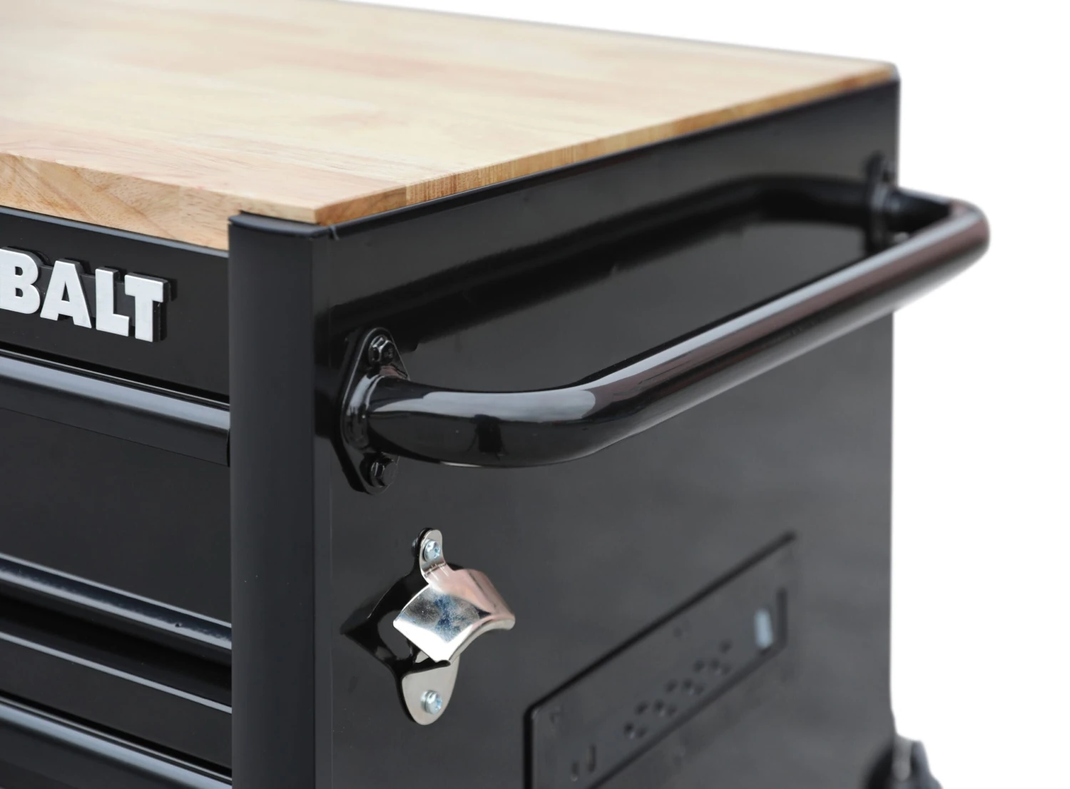 Kobalt KOBALT 59.8-in L X 42.7-in H 15 -Drawers Rolling Black Wood Work Bench 7 Kobalt KOBALT 59.8-in L X 42.7-in H 15 -Drawers Rolling Black Wood Work Bench - Image 7