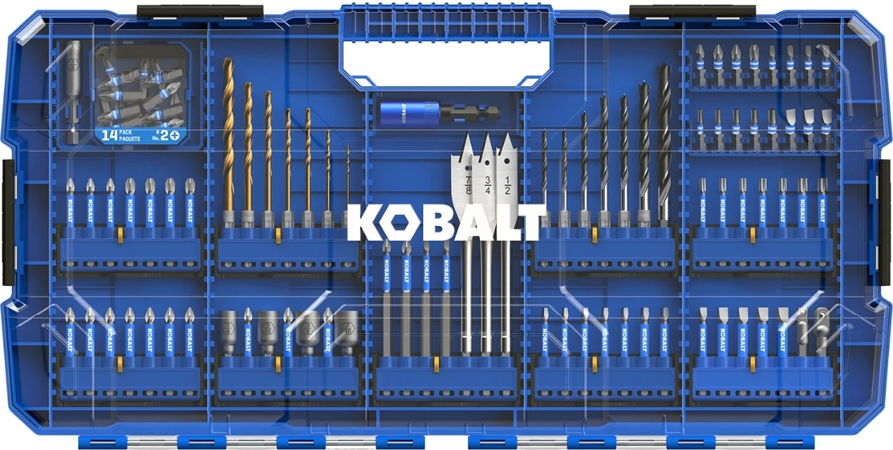 Kobalt 1/4-in X Impact Driver Bit Set 95 -Piece 1 Kobalt 1/4-in X Impact Driver Bit Set 95 -Piece