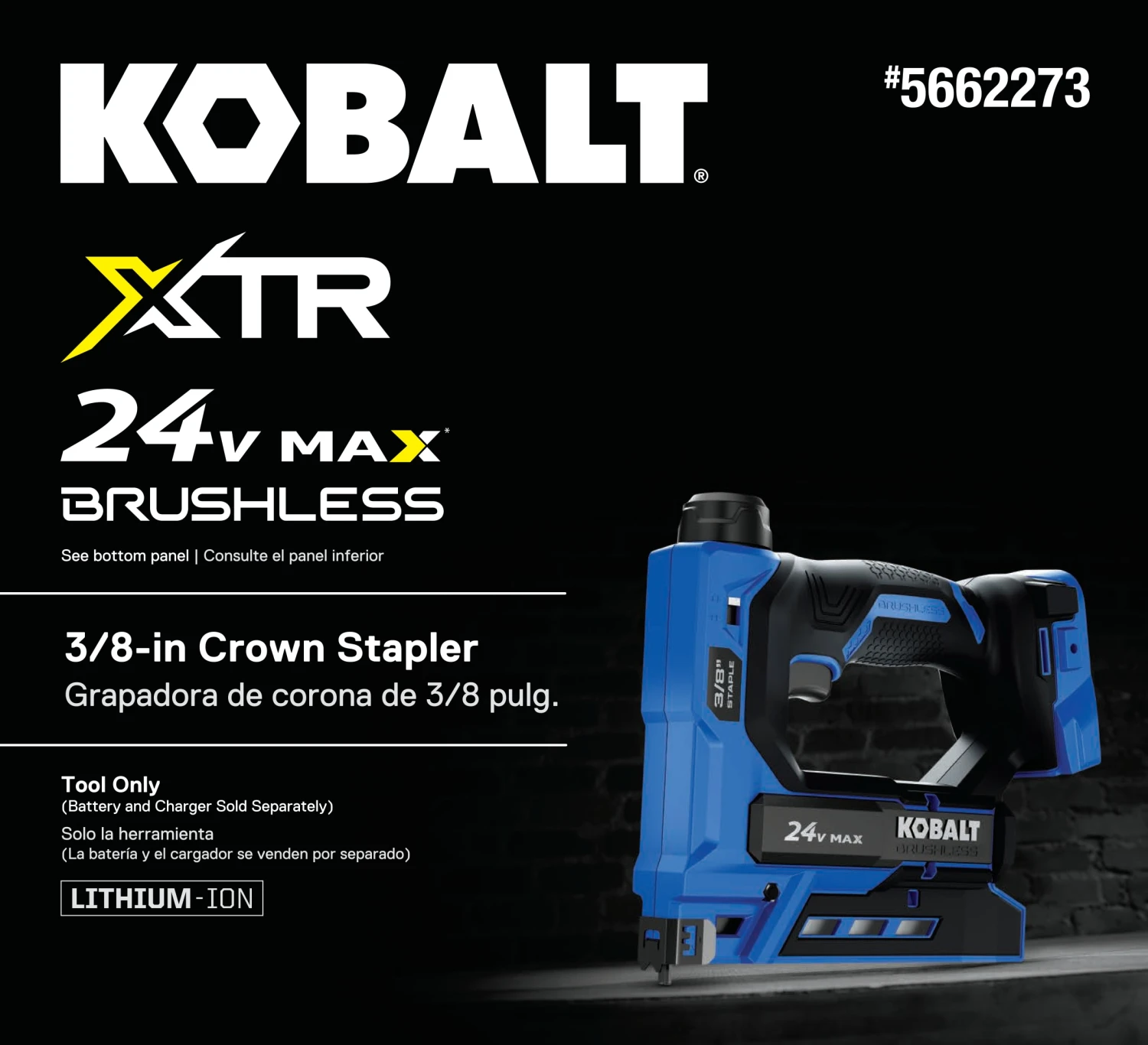 Kobalt XTR 20 -Gauge 3/8-in Medium Crown Finish Stapler ( Battery And Charger Not Included ) 15 Kobalt XTR 20 -Gauge 3/8-in Medium Crown Finish Stapler ( Battery And Charger Not Included ) - Image 15