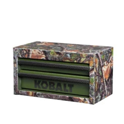 Kobalt Portable Mini Toolbox 10.83-in W X 5.91-in H X 5.91-in D 2 -Drawer Camo Steel Tool Box