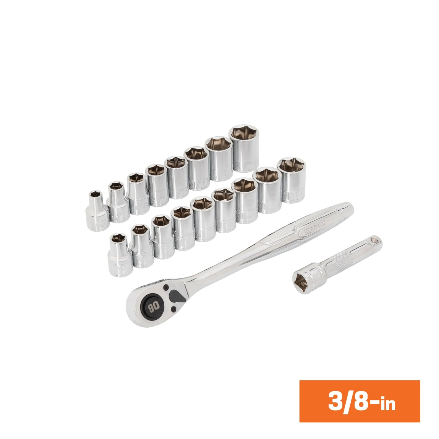 Kobalt 170 -Piece Standard (SAE) And Metric Mechanics Tool Set With Hard Case 3 Kobalt 170 -Piece Standard (SAE) And Metric Mechanics Tool Set With Hard Case - Image 3