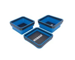Kobalt Silicone Storage Tray 3 Magnetic Collapsible Parts Trays