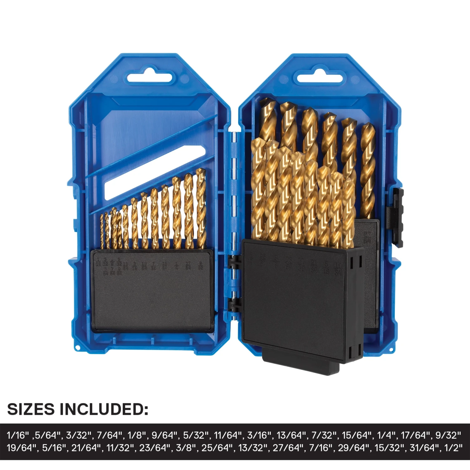 Kobalt 29 -Piece X Titanium Coated HSS Jobber Length Twist Drill Bit Set 5 Kobalt 29 -Piece X Titanium Coated HSS Jobber Length Twist Drill Bit Set - Image 5