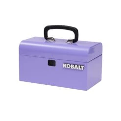 Kobalt Portable Mini Toolbox 10.83-in W X 5.91-in H X 5.91-in D Lavender Steel Tool Box