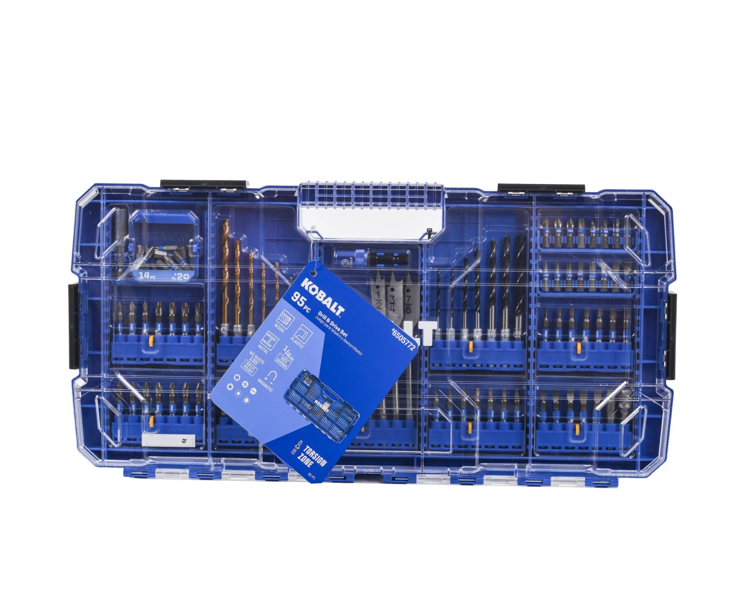 Kobalt 1/4-in X Impact Driver Bit Set 95 -Piece 3 Kobalt 1/4-in X Impact Driver Bit Set 95 -Piece - Image 3